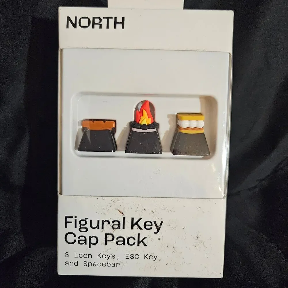 Figural Key cap Pack 3 Icon Keys, ESC key and Spacebar